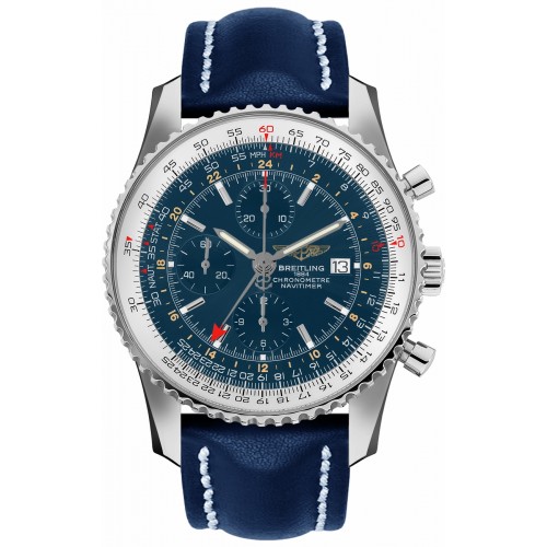 Breitling Navitimer World 46mm Chronograph Men's Watch A2432212-C651-102X