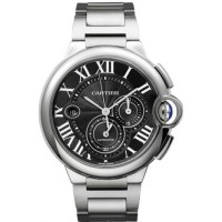 Cartier Ballon Bleu Black Dial Chronograph Men's Watch W6920025