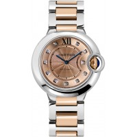 Cartier Ballon Bleu 18k Gold & Steel Diamond Watch WE902054 Cartier Ballon Bleu 18k Gold & Steel Diamond Watch WE902054