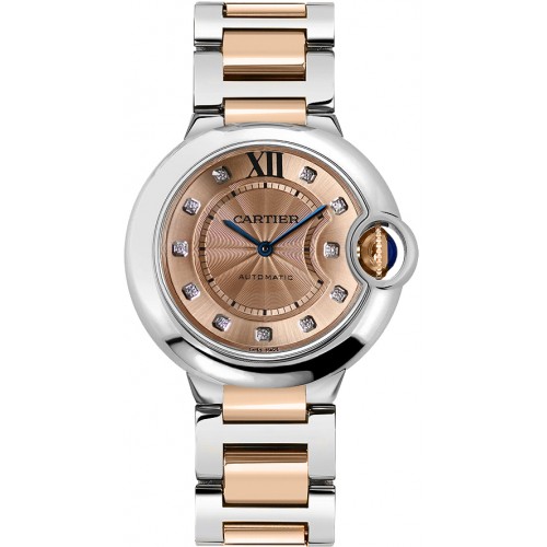 Cartier Ballon Bleu 18k Gold & Steel Diamond Watch WE902054 Cartier Ballon Bleu 18k Gold & Steel Diamond Watch WE902054