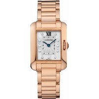 Cartier Tank Anglaise Solid Rose Gold Petite Women's Watch WJTA0004 Cartier Tank Anglaise Solid Rose Gold Petite Women's Watch WJTA0004