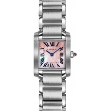 Cartier Tank Francaise Pink Pearl Petite Women's Watch W51028Q3 Cartier Tank Francaise Pink Pearl Petite Women's Watch W51028Q3