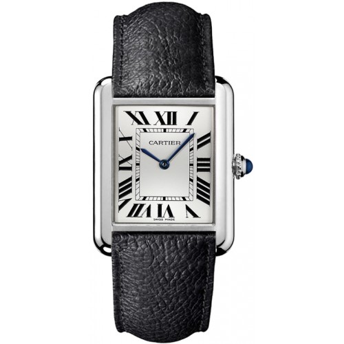 Cartier Tank Solo Steel Roman Numeral Dial Men's or Women's Watch WSTA0028 Cartier Tank Solo Steel Roman Numeral Dial Men's or Women's Watch WSTA0028