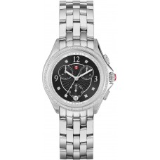 Michele Belmore Chrono Diamond Black Dial Ladies Watch MWW29B000004 Michele Belmore Chrono Diamond Black Dial Ladies Watch MWW29B000004
