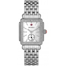 Michele Deco Mid Diamond Women's Watch MWW06V000001 Michele Deco Mid Diamond Women's Watch MWW06V000001