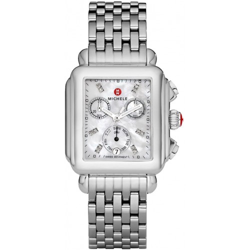 Michele Deco Women's Luxury Diamond Fashion Watch MWW06P000014 Michele Deco Women's Luxury Diamond Fashion Watch MWW06P000014
