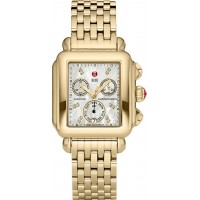 Michele Deco Diamond Gold Women's Watch MWW06P000016 Michele Deco Diamond Gold Women's Watch MWW06P000016