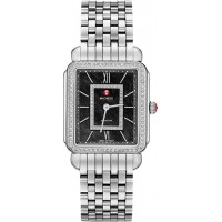 Michele Deco II Black Mother of Pearl Diamond Women's Watch MWW06X000011 Michele Deco II Black Mother of Pearl Diamond Women's Watch MWW06X000011