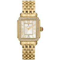 Michele Deco Madison Mid Gold Women's Watch MWW06G000003 Michele Deco Madison Mid Gold Women's Watch MWW06G000003
