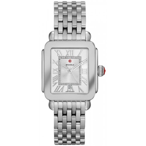Michele Deco Madison Mid Diamond Women's Watch MWW06G000012 Michele Deco Madison Mid Diamond Women's Watch MWW06G000012
