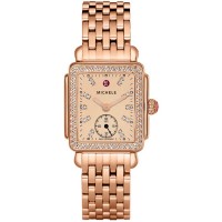 Michele Deco Mid Rose Gold Women's Watch MWW06V000093