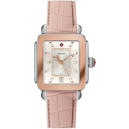 Michele Deco Sport Two-Tone Pink Gold Ladies Watch MWW06K000015