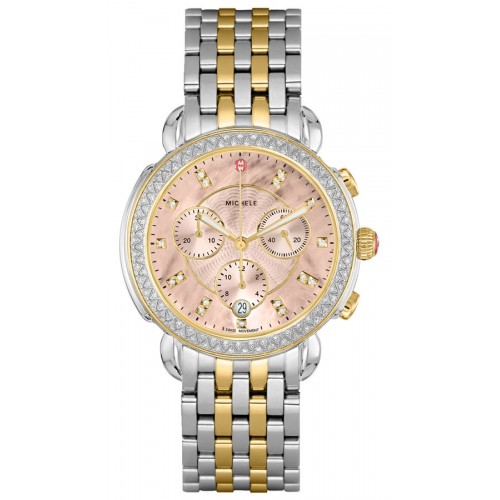 Michele Sidney Desert Rose Collection Women's Watch MWW30A000047 Michele Sidney Desert Rose Collection Women's Watch MWW30A000047