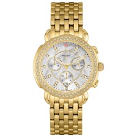 Michele Sidney Gold Women's Watch MWW30A000008 Michele Sidney Gold Women's Watch MWW30A000008