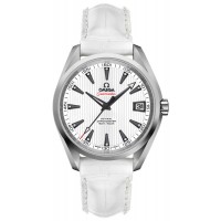 Omega Seamaster Aqua Terra White Dial Men's Luxury Watch 23113392154001