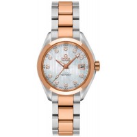 Omega Seamaster Aqua Terra Automatic Chronometer Diamond Ladies Watch 23120302055001