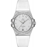 Omega Constellation Supernova White Dial & Diamond Ladies Watch 12318356052001