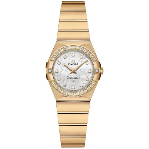 Omega Constellation Diamond & Solid Yellow Gold Ladies Luxury Watch 12355246055016