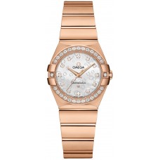 Omega Constellation Solid Rose Gold & Diamond Ladies Watch 12355276055015 Omega Constellation Solid Rose Gold & Diamond Ladies Watch 12355276055015