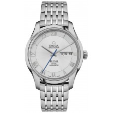 Omega De Ville Calendar Silver Dial Men's Dress Watch 43110412202001 Omega De Ville Calendar Silver Dial Men's Dress Watch 43110412202001