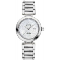 Omega De Ville Ladymatic Pearl White Supernova Pattern Dial Women's Watch 42530342005001