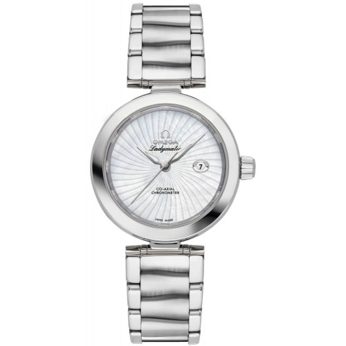 Omega De Ville Ladymatic Pearl White Supernova Pattern Dial Women's Watch 42530342005001 Omega De Ville Ladymatic Pearl White Supernova Pattern Dial Women's Watch 42530342005001