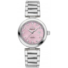 Omega De Ville Ladymatic Pearl Pink & Diamond Dial Ladies Watch 42530342057001 Omega De Ville Ladymatic Pearl Pink & Diamond Dial Ladies Watch 42530342057001