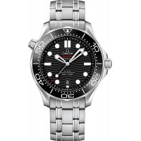 Omega Seamaster Black Dial Men's Diver Watch 21030422001001