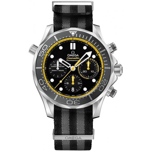 Omega Seamaster Men's Chronograph Watch 21230445001002-NATO