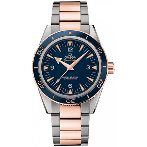 Omega Seamaster Rose Gold & Steel Watch 23360412103001