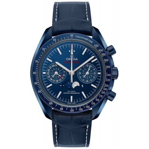 Omega Speedmaster Moonwatch Ceramic Blue Dial Men's Watch 30493445203001 Omega Speedmaster Moonwatch Ceramic Blue Dial Men's Watch 30493445203001