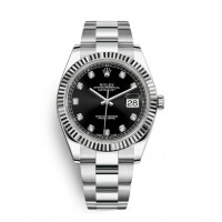 Rolex Oyster Perpetual Datejust 41 Watch Blue dial, Stainless Steel, Fluted bezel 126334