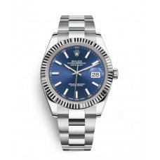 Rolex Oyster Perpetual Datejust 41 Watch Blue dial, Stainless Steel, Fluted bezel 126334blio Rolex Oyster Perpetual Datejust 41 Watch Blue dial, Stainless Steel, Fluted bezel 126334blio