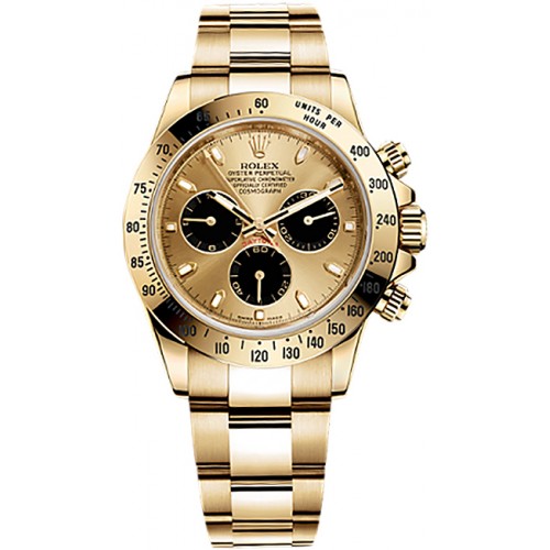 Rolex Cosmograph Daytona Yellow Gold Men's Watch 116528-CHPSO Rolex Cosmograph Daytona Yellow Gold Men's Watch 116528-CHPSO