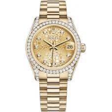 Rolex Datejust 31 Solid Gold Women's Watch 178158-CHPJDP Rolex Datejust 31 Solid Gold Women's Watch 178158-CHPJDP