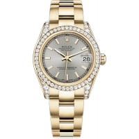 Rolex Datejust 31 Silver Dial Diamond Women's Watch 178158-SLVSO