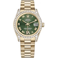 Rolex Datejust 31 Green Diamond Dial Watch 178158-GRNRP Rolex Datejust 31 Green Diamond Dial Watch 178158-GRNRP