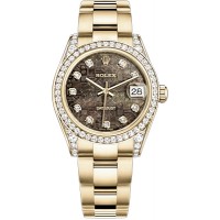 Rolex Datejust 31 Black Mother of Pearl Dial Watch 178158-BMOPJDO Rolex Datejust 31 Black Mother of Pearl Dial Watch 178158-BMOPJDO