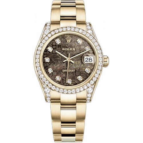 Rolex Datejust 31 Black Mother of Pearl Dial Watch 178158-BMOPJDO Rolex Datejust 31 Black Mother of Pearl Dial Watch 178158-BMOPJDO