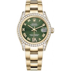 Rolex Datejust 31 Green Dial Yellow Gold Watch 178158-GRNRO Rolex Datejust 31 Green Dial Yellow Gold Watch 178158-GRNRO