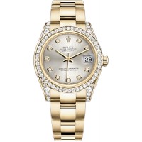 Rolex Datejust 31 Silver Dial Gold Women's Watch 178158-SLVDO