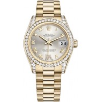 Rolex Datejust 31 Yellow Gold Women's Watch 178158-SLVRDP