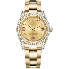 Rolex Datejust 31 Oyster Bracelet Women's Watch 178158-CHPDRO Rolex Datejust 31 Oyster Bracelet Women's Watch 178158-CHPDRO