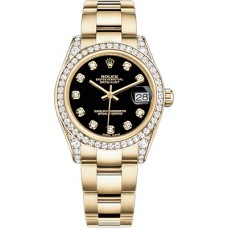 Rolex Datejust 31 Black Diamond Dial Watch 178158-BLKDO Rolex Datejust 31 Black Diamond Dial Watch 178158-BLKDO