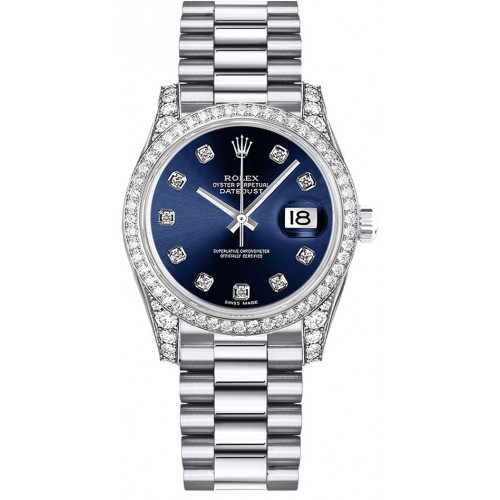 Rolex Datejust 31 Blue Diamond Watch 178159-BLUDP