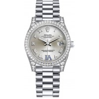 Rolex Datejust 31 White Gold Women's Watch 178159-SLVSRP