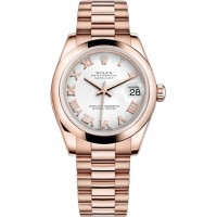 Rolex Datejust 31 White Dial Rose Gold Watch 178245-WHTRP