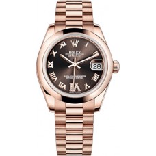 Rolex Datejust 31 Rose Gold Women's Watch 178245-CHORP Rolex Datejust 31 Rose Gold Women's Watch 178245-CHORP