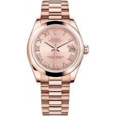 Rolex Datejust 31 Solid Gold Watch 178245-PNKRP Rolex Datejust 31 Solid Gold Watch 178245-PNKRP