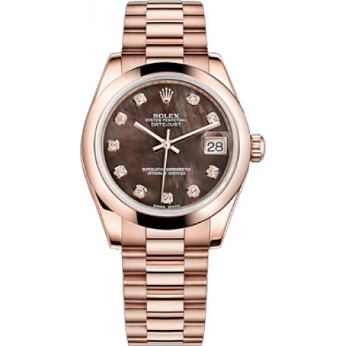 Rolex Datejust 31 Black Mother of Pearl Dial Watch 178245-BMOPDP Rolex Datejust 31 Black Mother of Pearl Dial Watch 178245-BMOPDP